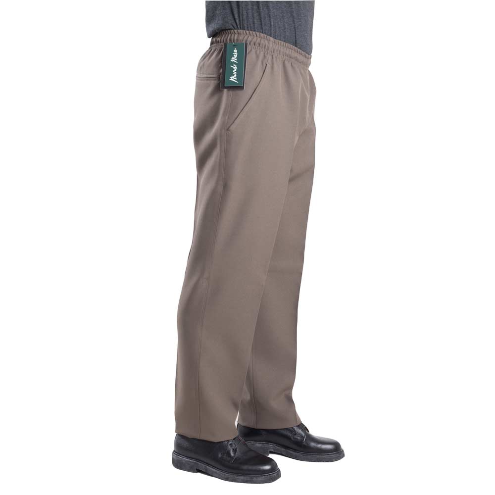 Pantalón vestir con elástico en cintura adaptado para personas mayores  tejido fresco - Mundo Mara | Uniformes escolares